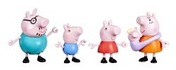 PEPPA PIG - ENSEMBLE DE 4 FIGURINES DE LA FAMILLE PEPPA PIG